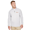 CrownLux Performance® Men's Clubhouse Micro-Stripe Quarter-Zip